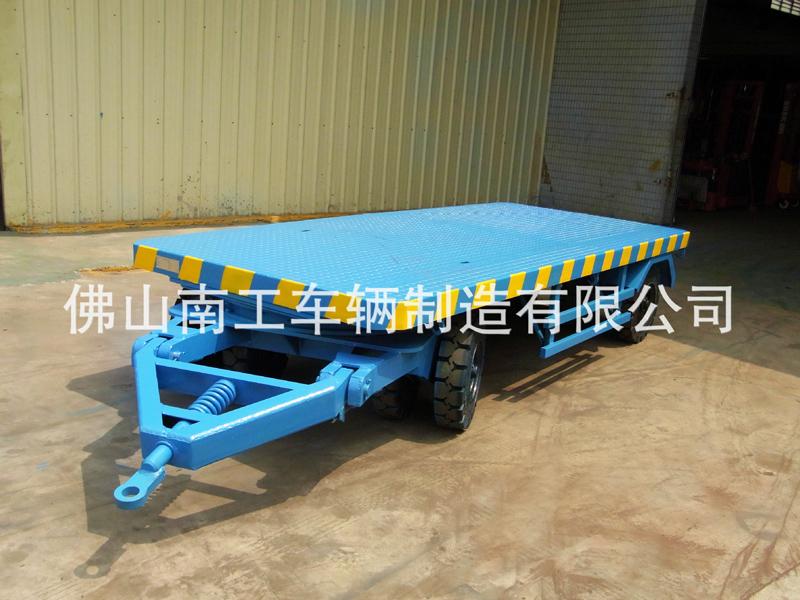 叉车牵引工业平板车 工厂车间周转用10吨环球（中国）