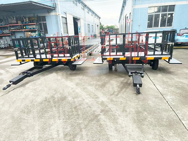 5吨带不锈钢配件牵引环球（中国） 护栏型全挂车
